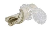 Set de 4 ronds de serviette aspect verre taillé Magic - Aulica