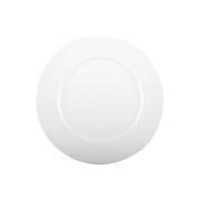 Set de 6 assiettes plate Opulence Intimiste en porcelaine blanche - Aulica