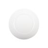 Set de 6 assiettes plate Opulence Intimiste en porcelaine blanche