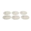 Set de 6 dessous-de-verre Noël Traditionnel en nickel cadeaux