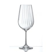 Set de 6 verres à eau sur pied Firenze en cristallin - Aulica