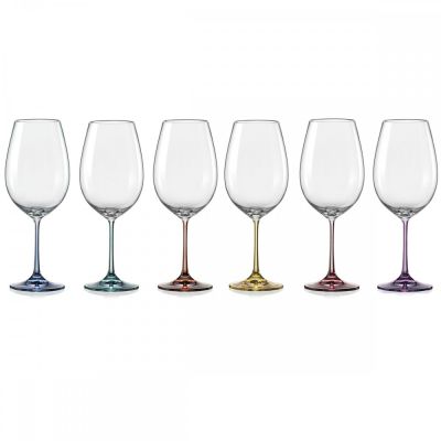 Set de 6 verres à vin Gingko en cristallin spectrum - Aulica