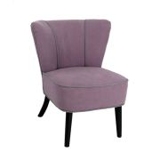 Fauteuil Gatsby aspect lin violet - So Skin