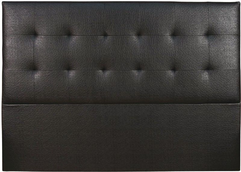 Tête de lit capitonnée Tudor aspect autruche noir 180