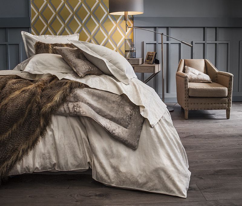 Housse de couette Tuilerie Hermine satin de coton 260x240 - Alexandre Turpault