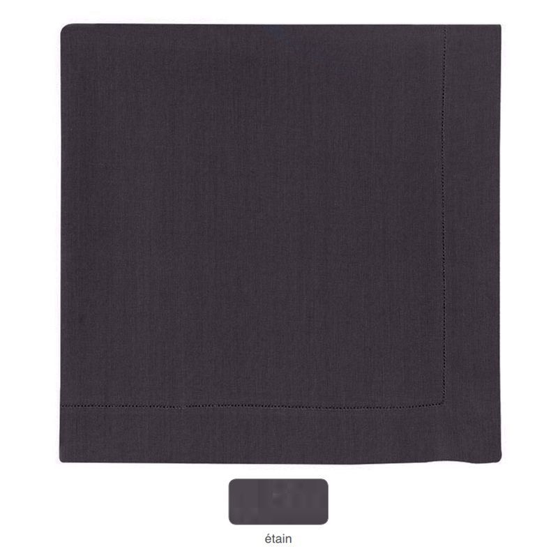 Nappe lin uni Florence Etain 170x170 - Alexandre Turpault