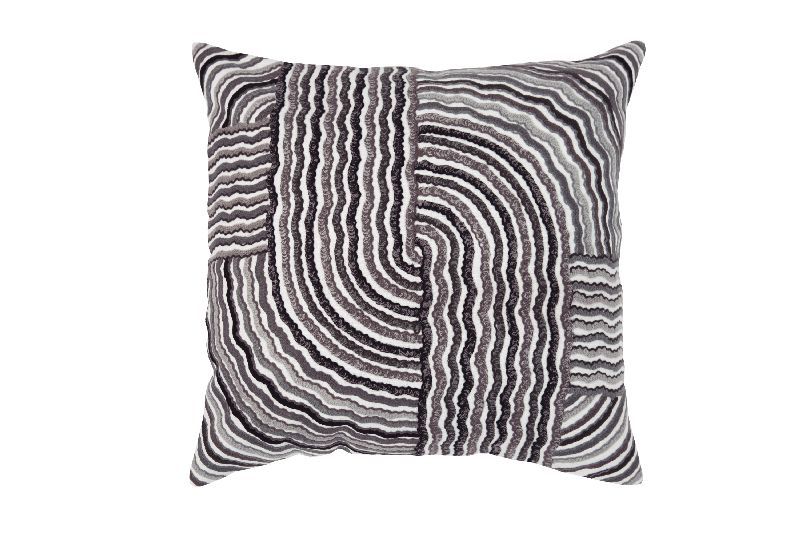 Coussin Aldo orage coton 45x45 - Vivaraise