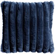 Coussin Alice en polyester coloris Marine 45x45 - Vivaraise