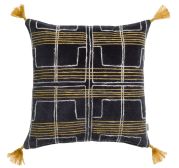 Coussin Cristo coton/polypropylène coloris mirabelle 45x45 - Vivaraise