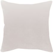 Coussin Elise coton uni Craie 45x45 - Vivaraise