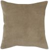 Coussin Elise coton uni Ficelle 45x45