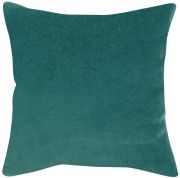 Coussin Elise coton uni Vert de gris 45x45 - Vivaraise