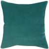 Coussin Elise coton uni Vert de gris 45x45