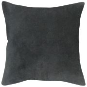 Coussin Elise coton uni gris Tonerre 45x45 - Vivaraise