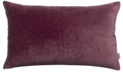 Coussin Elise en coton uni Lilas 30x50 - Vivaraise