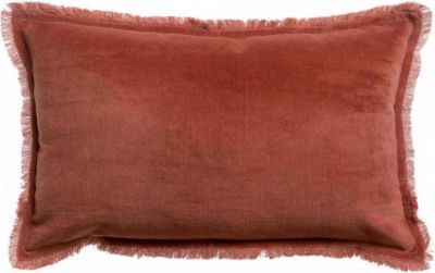Coussin Fara en coton coloris Sienne 30x50 - Vivaraise