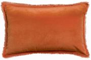 Coussin Fara en coton uni Ambre 40x65 - Vivaraise