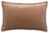 Coussin Fara en coton uni Sésame 40x65