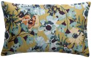 Coussin Hortense brodé coton/polyester coloris Multico 30x50 - Vivaraise