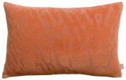 Coussin Inès en coton coloris Paprika 30x50 - Vivaraise