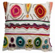 Coussin Joe coton / polyester coloris Multico 45x45 - Vivaraise