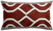 Coussin Johan en coton caramel 30x50 - Vivaraise