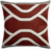 Coussin Johan en coton caramel 45x45 - Vivaraise