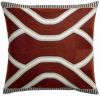 Coussin Johan en coton caramel 45x45
