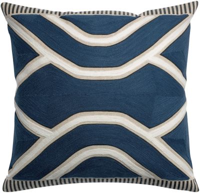 Coussin Johan en coton tempête 45x45 - Vivaraise