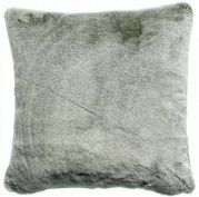 Coussin Kinta en polyester coloris Olive 45x45 - Vivaraise