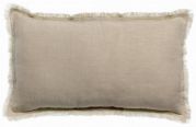 Coussin Laly en lin/coton coloris Lin 30x50 - Vivaraise