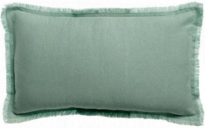 Coussin Laly en lin/coton coloris Opaline 30x50 - Vivaraise