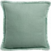 Coussin Laly en lin/coton coloris Opaline 45x45 - Vivaraise