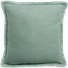 Coussin Laly en lin/coton coloris Opaline 45x45