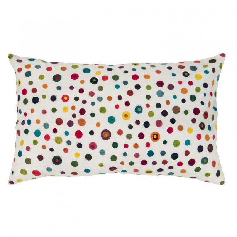 Coussin Leonardo multico coton 40x65 - Vivaraise