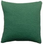 Coussin Maïa en coton stonewashed Epicéa 45x45 - Vivaraise