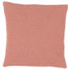 Coussin Maïa en coton stonewashed uni Pétale 45x45