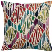 Coussin Roméo en coton coloris Multicolore 45x45 - Vivaraise