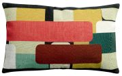 Coussin Romy en fibre polyoléfine coloris multico 40x65 - Vivaraise