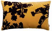 Coussin Rosalie brodé en coton coloris Mirabelle 30x50 - Vivaraise