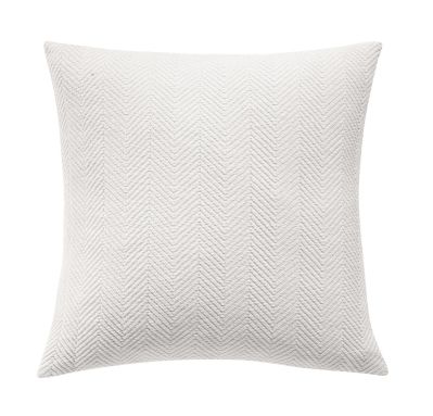 Coussin Stonewashed Boris craie 45x45 - Vivaraise