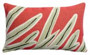 Coussin Suzy en fibre polyoléfine coloris Litchi 30x50 - Vivaraise