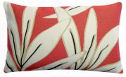 Coussin Suzy en fibre polyoléfine coloris litchi 40x65 - Vivaraise