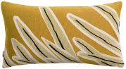 Coussin Suzy en fibre polyoléfine coloris mimosa 30x50 - Vivaraise