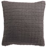 Coussin Swami coton asphalte 45x45 - Vivaraise