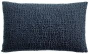 Coussin Tana coton cobalt 40x65 - Vivaraise