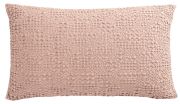 Coussin Tana en coton stonewashed Aubépine 40x65 - Vivaraise