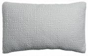 Coussin Tana en coton stonewashed coloris perle 40x65 - Vivaraise