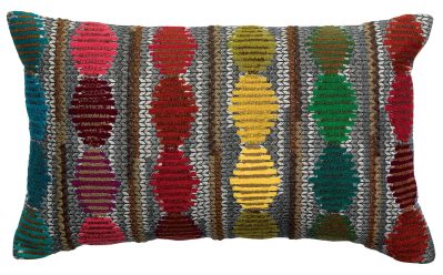 Coussin Ugo en coton/polyester Multicolore 30x50 - Vivaraise