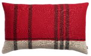 Coussin Zeff Eden en lin coloris groseille 40x65 - Vivaraise